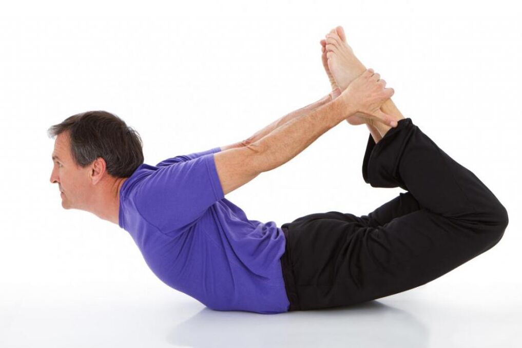 Prostatitli yogadan asana