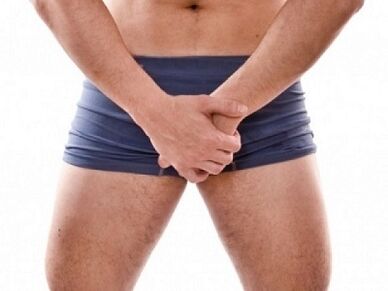 Prostatitin inflamatuar olmayan formu ile genital bölgede ve testislerde ağrı